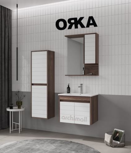 Orka Serra 65 cm Asma Banyo Dolabı