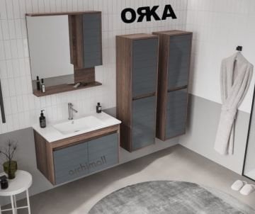 Orka Serra 85 cm Asma Banyo Dolabı