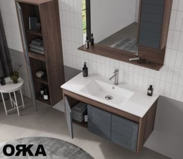 Orka Serra 100 cm Asma Banyo Dolabı