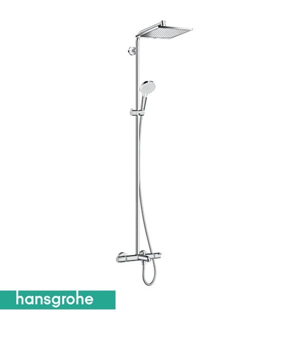 Hansgrohe Crometta E 240 Termostatik Kare Duş Kolonu