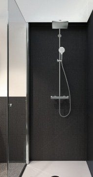 Hansgrohe Crometta E 240 Termostatik Kare Duş Kolonu