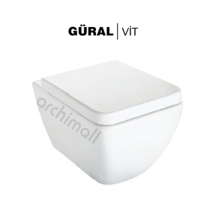 Güral Nova Rimless Asma Klozet + PP Soft Klozet Kapak