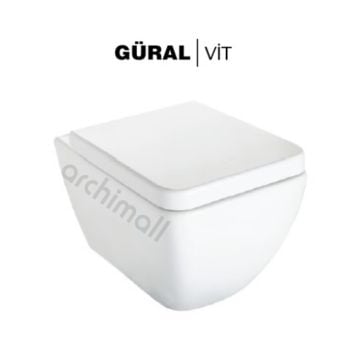 Güral Nova Rimless Asma Klozet + PP Soft Klozet Kapak