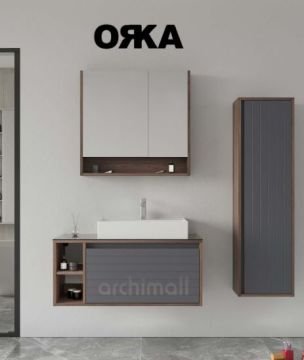 Orka Prato 100 cm Asma Banyo Dolabı