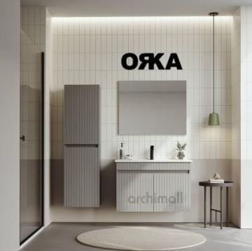 Orka Tivoli 85 cm Asma Banyo Dolabı