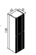 Orka Tivoli Boy Dolabı