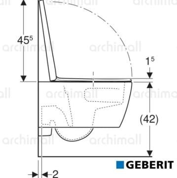 Geberit iCon TurboFlush Asma Klozet Seti