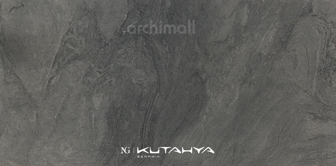Kütahya 60x120 Atlantis Antrasit Parlak Nano