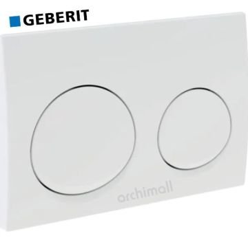 Geberit Alpha 20 Beyaz Kumanda Paneli Beyaz