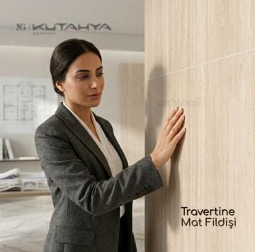 Kütahya 60x120 Travertine Mat Fildişi