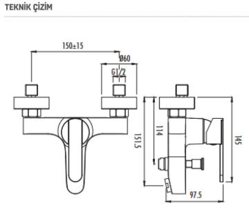 Creavit Vega Banyo Bataryası VG2840