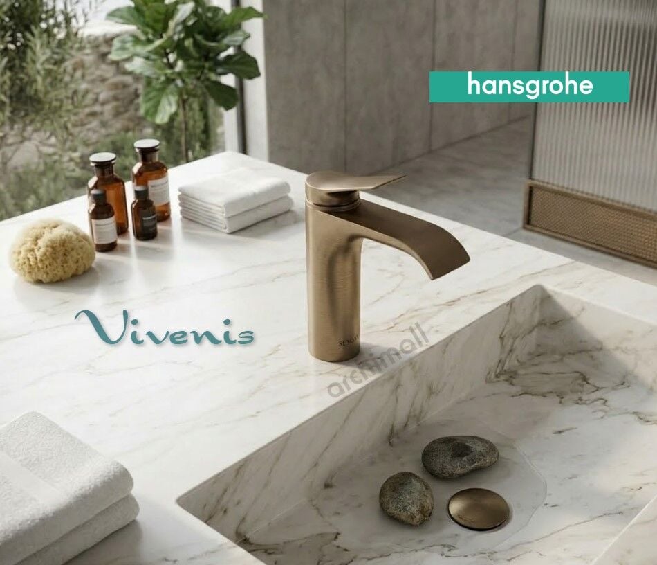 Hansgrohe Vivenis 110 Mat Bronz Lavabo Bataryası
