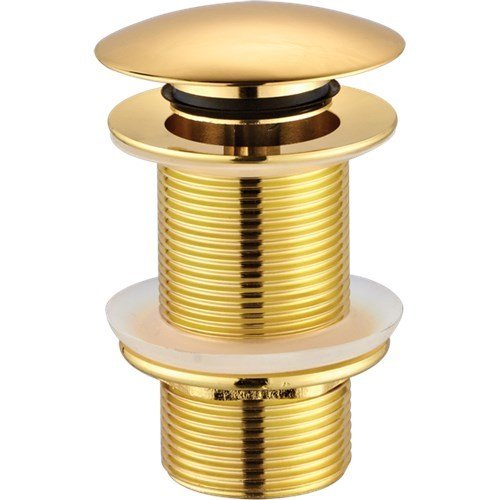 Basmalı Sifon Üst Takımı (pop up) Taşmasız Altın