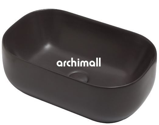 Niv XH 58x37 cm Tezgahüstü Lavabo Mat Antrasit