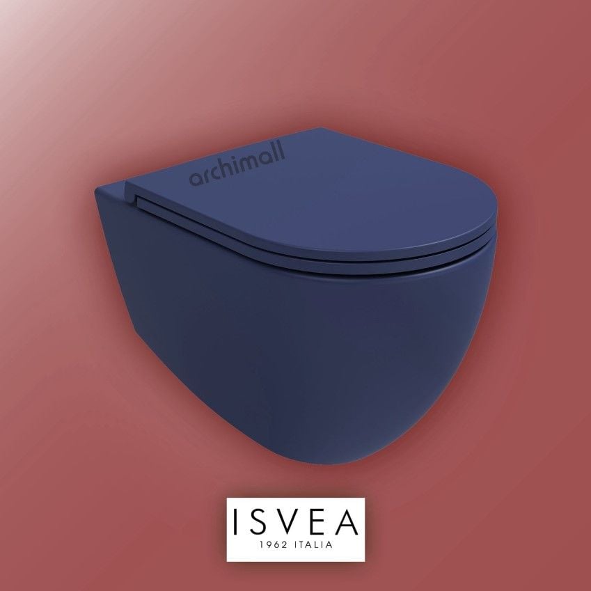 İsvea infinity Asma Klozet Seti İsvea Mavisi