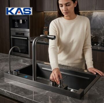 Kas Digital Luxury Akıllı Evye Seti