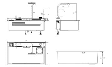 Kas Digital Luxury Akıllı Evye Seti
