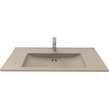 45*100 Mat Cappucino Etajerli Lavabo SU100.F0000