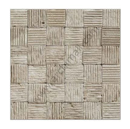 Delta Doğaltaş Taraklı Klasik Traverten Mozaik