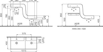 Vitra Family Çok Amaçlı Seramik Abdest Lavabosu