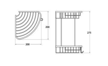 Csk Banyo 20x20 Deniz İkili Süngerlik Altın OL2717