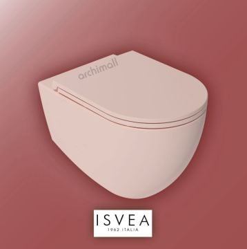 İsvea İnfinity Asma Klozet Seti Somon