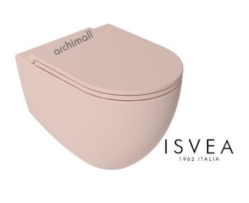 İsvea İnfinity Asma Klozet Seti Somon