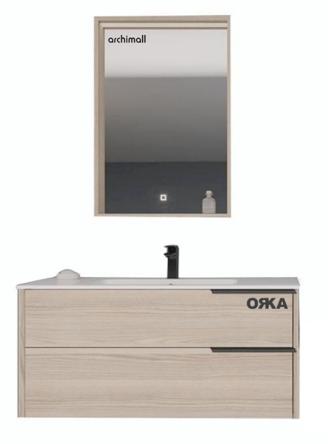 Orka Noventa 100 cm Asma Banyo Dolabı