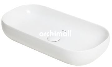 Niv 70x37cm Tezgahüstü Lavabo Mat Beyaz