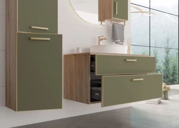 Orka Salerno 76 cm Asma Banyo Dolabı