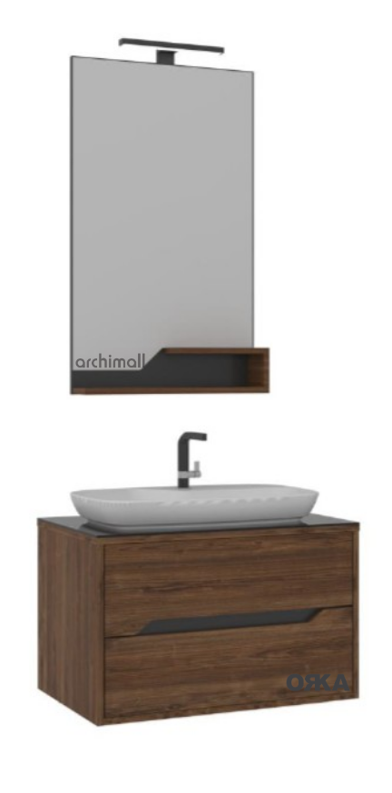 Orka Galia 80 cm Asma Banyo Dolabı