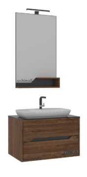 Orka Galia 80 cm Asma Banyo Dolabı