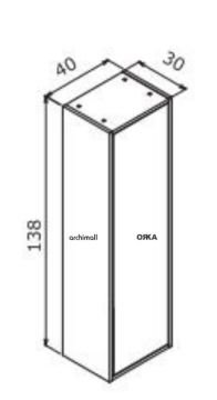 Orka Verona Boy Dolabı