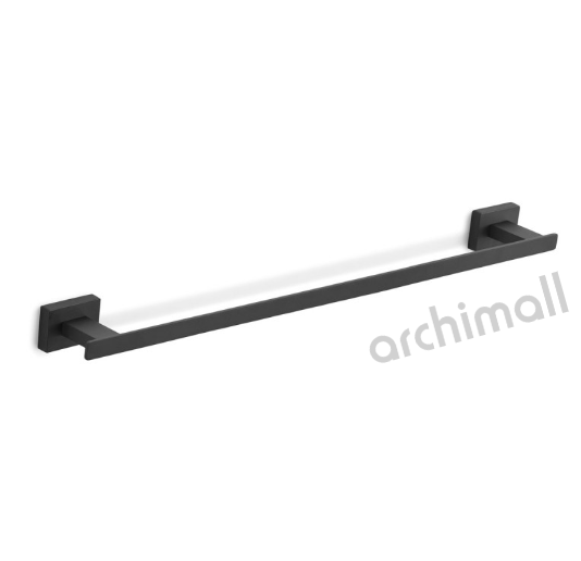 Gedy Atena Uzun Havluluk 45 cm Mat Siyah