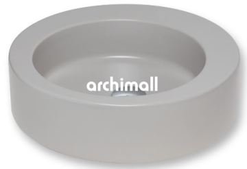 Merga48cm Tezgahüstü Lavabo Mat Gri