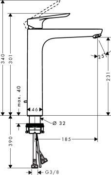 Hansgrohe Logis E 230 Lavabo Bataryası
