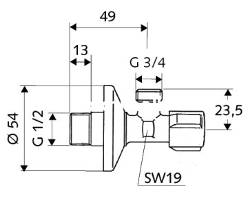 SCHELL Çamaşır Musluğu