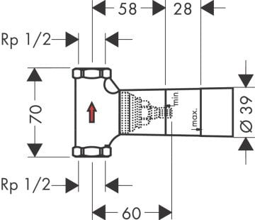 Hansgrohe Sıva Altı Ankastre Stop Valf 15974180