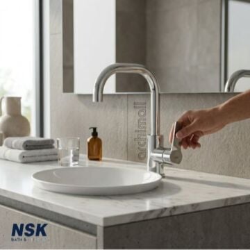 Nsk Armatür Nobia Kuğu Lavabo Bataryası