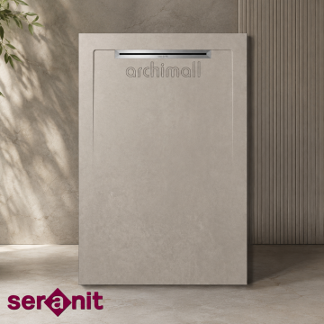 Aquanit 90x135 Slope Alba Beyaz Porselen Duş Karosu