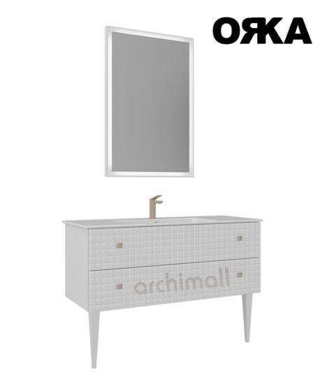 Orka Lipari 120 cm Ayaklı Banyo Dolabı