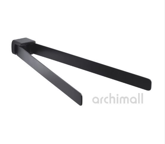 Gedy Pirenei İkili Havluluk 35.9 cm Mat Siyah