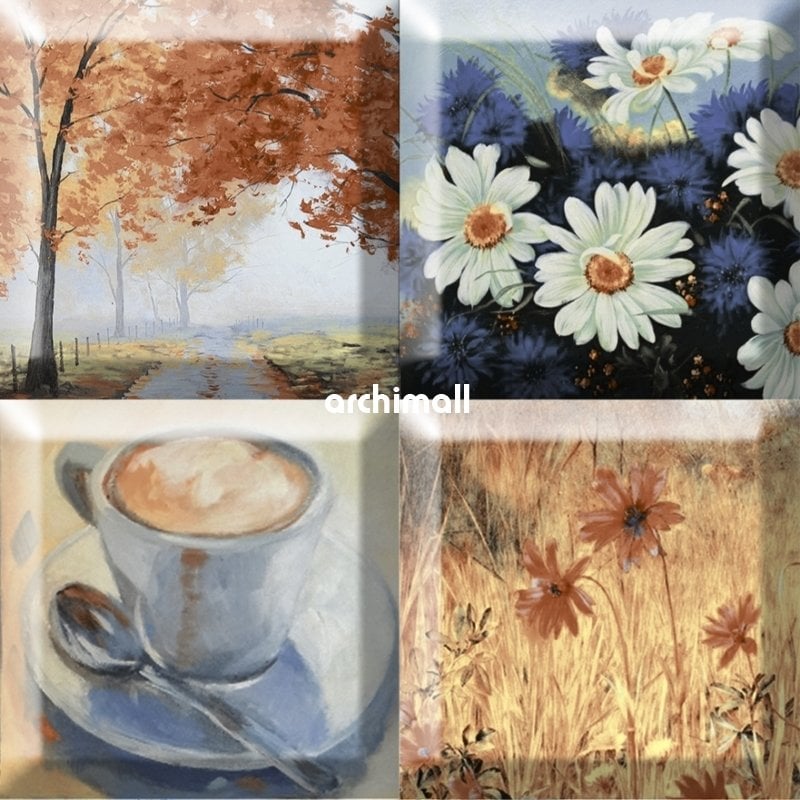 Seramiksan Serena Mat Spring Motif 30x30