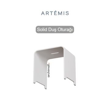 Artemis Solid Duş Oturağı Beyaz