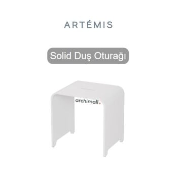 Artemis Solid Duş Oturağı Beyaz