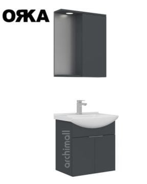 Orka Purus 55 cm Asma Banyo Dolabı