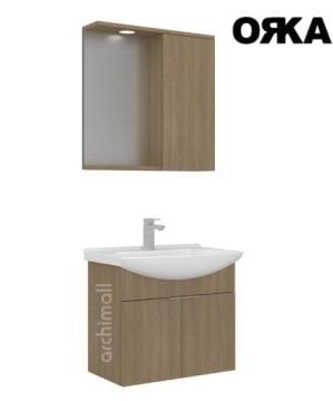 Orka Purus 65 cm Asma Banyo Dolabı