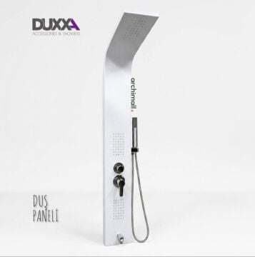 Duxxa Paslanmaz Duş Paneli Beyaz