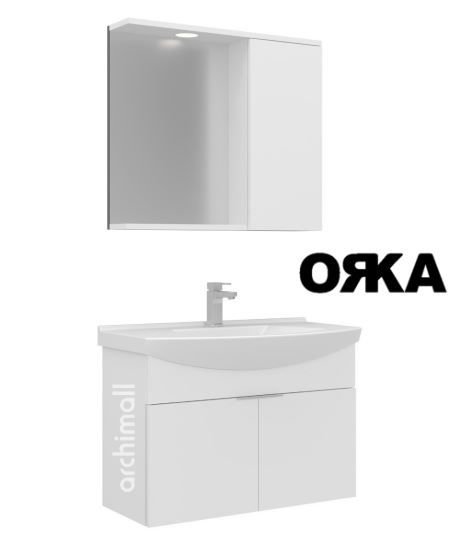 Orka Purus 100 cm Asma Banyo Dolabı