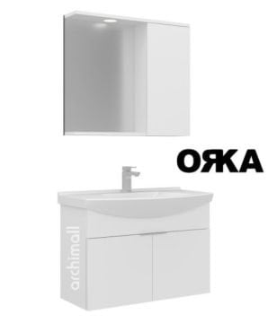 Orka Purus 100 cm Asma Banyo Dolabı